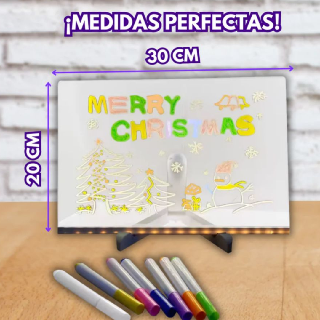 Pizarra led neon explota la creatividad de tus hijos