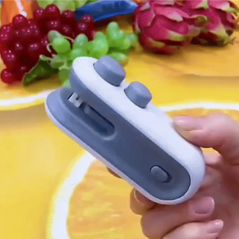 MINI SELLADOR DE ALIMENTOS - Sellador portátil de alimentos durabilidad maxima