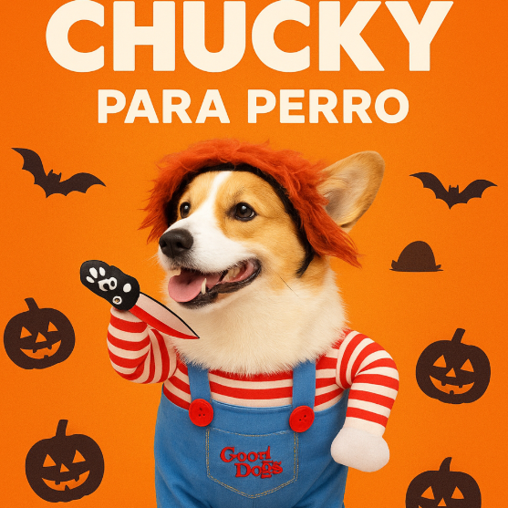 CHUCKY DOGYCAT - Convierte a tu Mascota en la Estrella del Terror y la Diversión