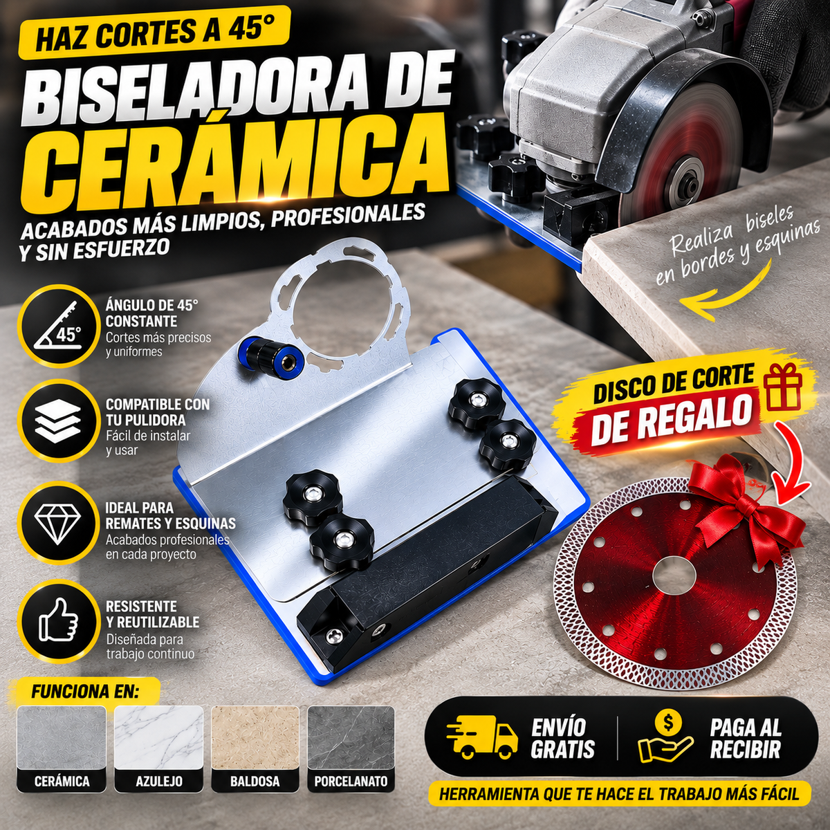 CORTADORA DE CERAMICA 45 GRADOS