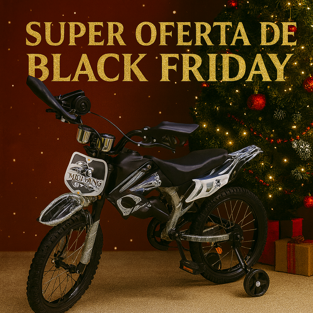 Bicicleta Infantil Tipo Moto