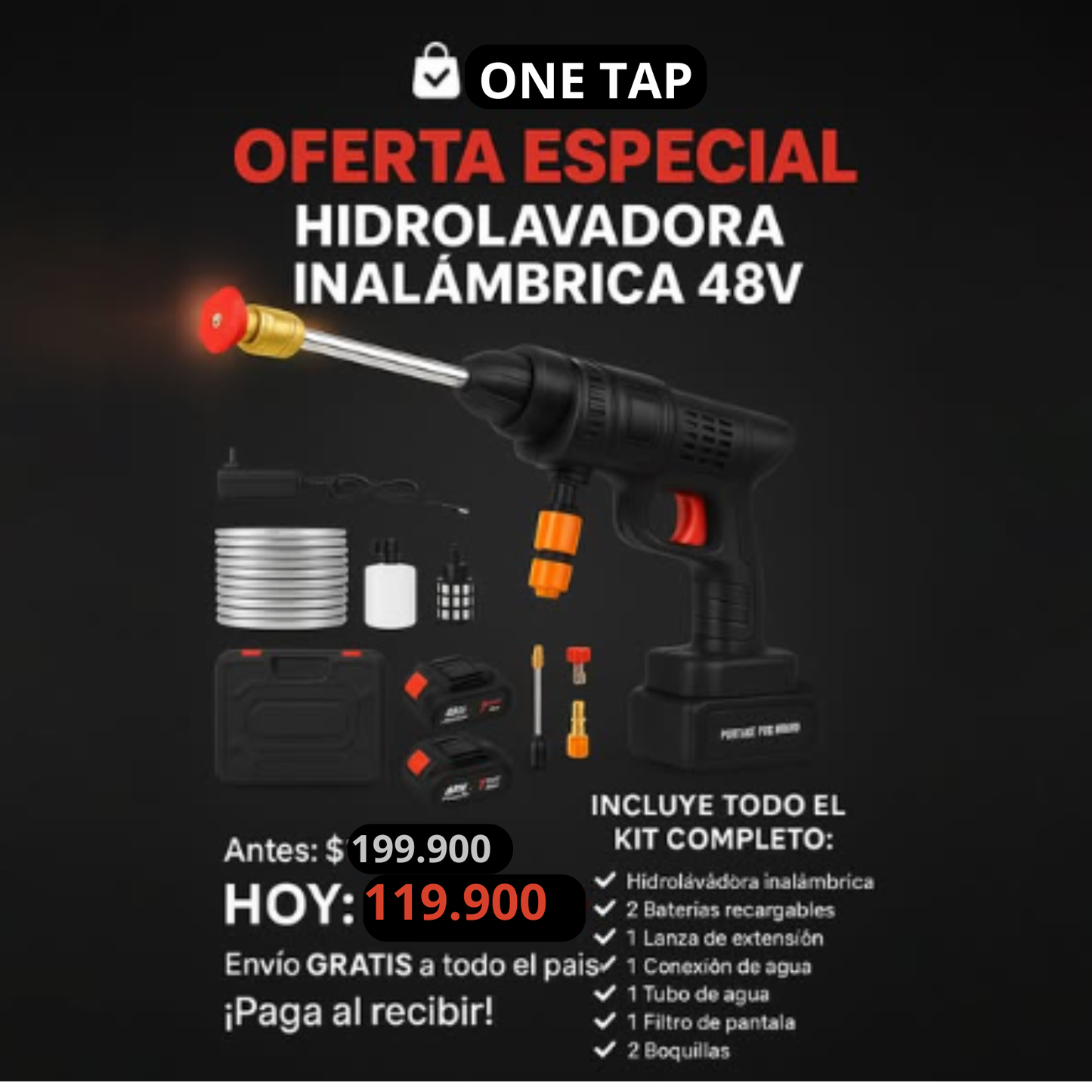HIDROLAVADORA ULTRA PRESION- ya no mas gastar horas limpiando