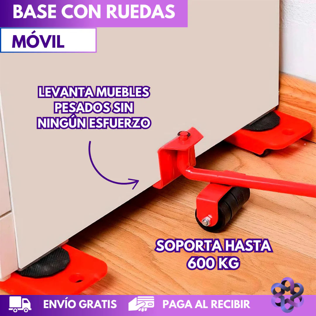 set de bases moviles super promo 5 en 1