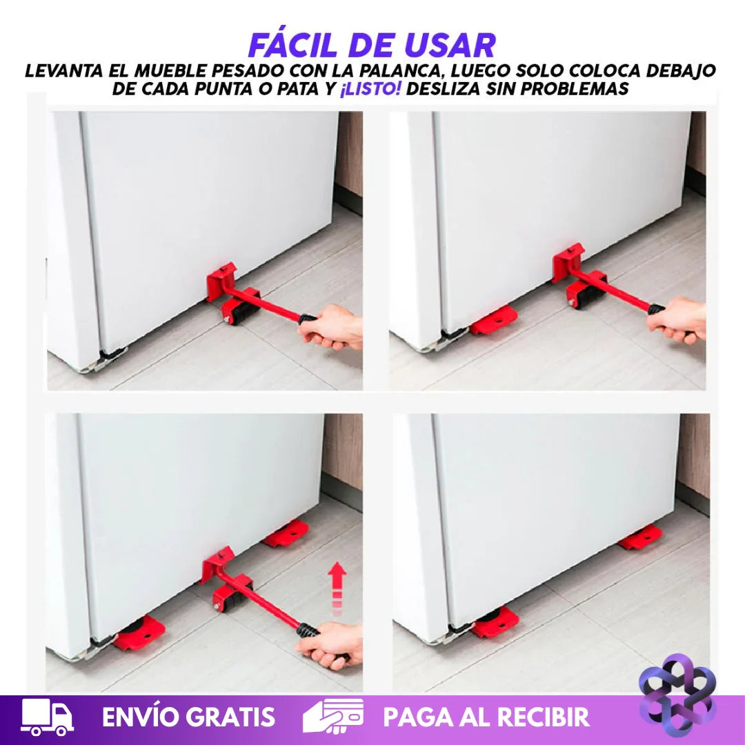 set de bases moviles super promo 5 en 1