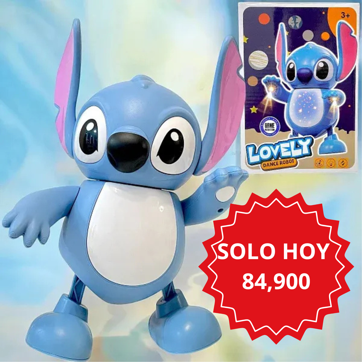El stich bailarin que con un movimiento saca sonrisas